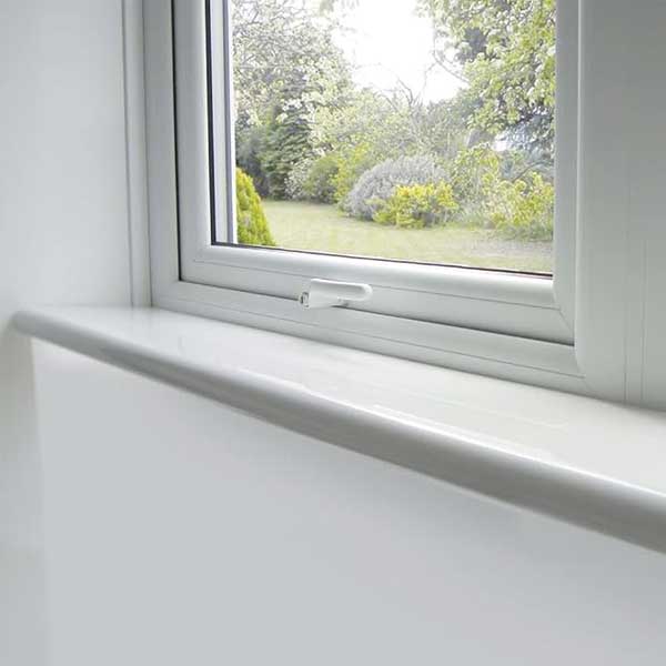 1.25m Long uPVC Window Board Plastic Cover Bullnose Capping Internal Cill 