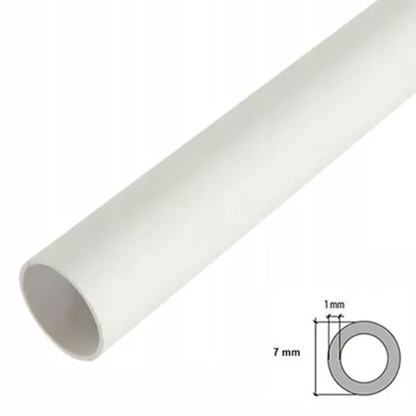 1 Meter Long PVC Round Tube / Pipe