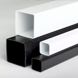 1 Metre Plastic Square Tubes, PVC Box Section, Square PVC Pipe