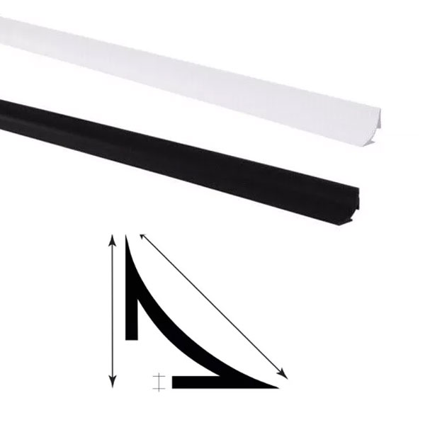 1 Metre PVC Plastic Scotia Trim - Durable Moulding