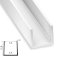 1 Metre PVC Square U Profile Strip