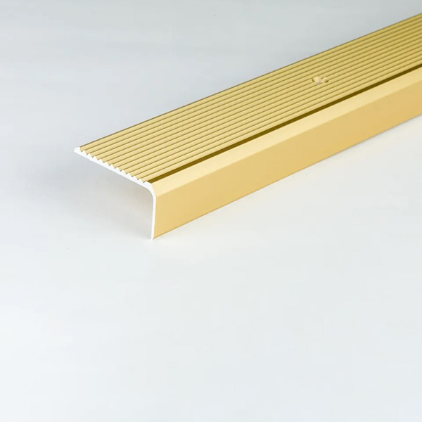 1 Meter Anodised Aluminium Stair Nosing Non Slip Edge Trim 