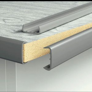 1m Double Lipped U Trim Edging for 18MM Furniture