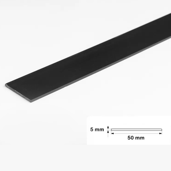 2.5 Metre Durable PVC Flat Bar Trim Architrave, Cover