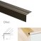 25mm x 20mm Aluminium Stair Nosing For Stairs Edge Protection Self Adhesive