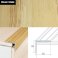 25mm x 20mm Non Slip Aluminium Wood Effect Stair Nosing Edge Trim Self Adhesive