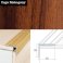 25mm x 20mm Non Slip Aluminium Wood Effect Stair Nosing Edge Trim Self Adhesive