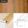 25mm x 20mm Non Slip Aluminium Wood Effect Stair Nosing Edge Trim Self Adhesive