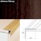 25mm x 20mm Non Slip Aluminium Wood Effect Stair Nosing Edge Trim Self Adhesive