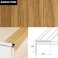 25mm x 20mm Non Slip Aluminium Wood Effect Stair Nosing Edge Trim Self Adhesive