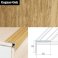 25mm x 20mm Non Slip Aluminium Wood Effect Stair Nosing Edge Trim Self Adhesive