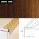 25mm x 20mm Non Slip Aluminium Wood Effect Stair Nosing Edge Trim Self Adhesive