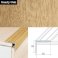 25mm x 20mm Non Slip Aluminium Wood Effect Stair Nosing Edge Trim Self Adhesive