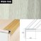 25mm x 20mm Non Slip Aluminium Wood Effect Stair Nosing Edge Trim Self Adhesive