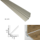 28mm x 28mm Aluminium Stairs Nosing For Inner corner Luxury Click Vinyl Flooring