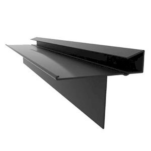 2m Lightweight and Durable Black Tapco Slates Dry Verge