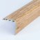 30mm x 30mm Wood Effect UPVC Stair Edge Nosing Trim