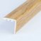 30mm x 30mm Wood Effect UPVC Stair Edge Nosing Trim