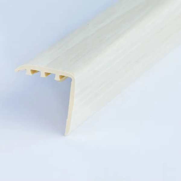 30mm x 30mm Wood Effect UPVC Stair Edge Nosing Trim