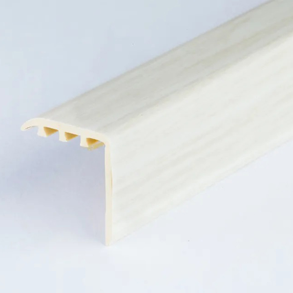 30mm x 30mm Wood Effect UPVC Stair Edge Nosing Trim