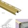 34mm x 11mm x 10mm Anti-Slip Stair Nosing Edge Trim For Tiles