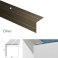 35mm x 35mm Self Adhesive Aluminium Stair Nosing for Edge Protection