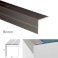 35mm x 35mm Self Adhesive Aluminium Stair Nosing for Edge Protection