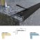 0.9m Long Anti Slip Rubber Aluminium Step Stair Nose Edging Strip for Wood Carpet