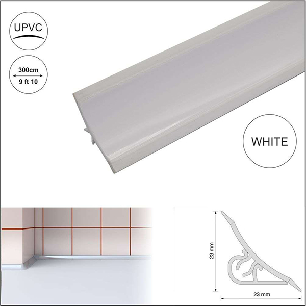 3m Splashback Worktop Profile Strip Edging Trim Kitchen Seal