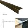 40mm x 26mm Anodised LVT Aluminium  Stair Nosing Edge Profile For 3mm Flooring