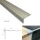 40mm x 26mm Anodised LVT Aluminium  Stair Nosing Edge Profile For 3mm Flooring