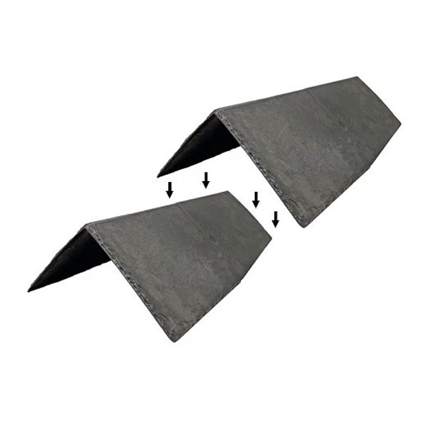 445mm Long Lightweight and Flexible Tapco Slate Ridge Cap