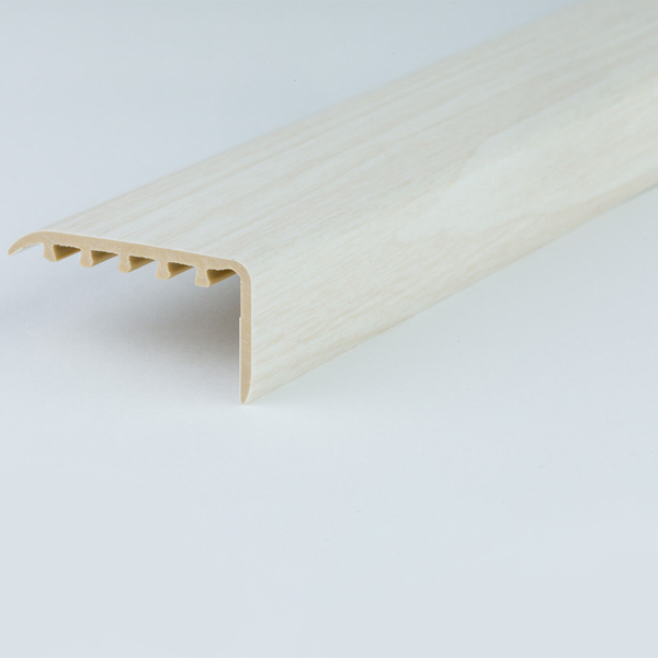 UPVC 45 x 22mm Wood Effect Stair Edge Trim Nosing For Wooden, Laminate Stairs