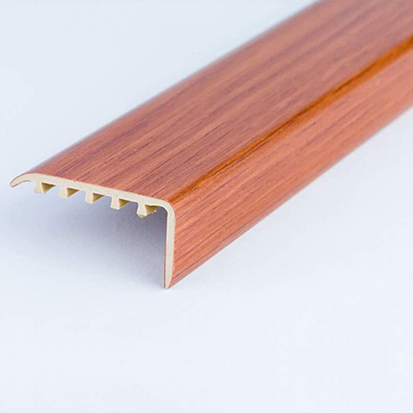 UPVC 45 x 22mm Wood Effect Stair Edge Trim Nosing For Wooden, Laminate Stairs