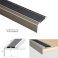 46mm x 30mm Aluminium Anti-Slip Stair Nosing Edge Trim With Rubber Insert