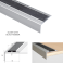 46mm x 30mm Aluminium Anti-Slip Stair Nosing Edge Trim With Rubber Insert