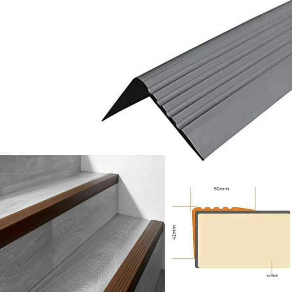 Bullnose Stair Nosing Non Slip Rubber Angle Step Edge