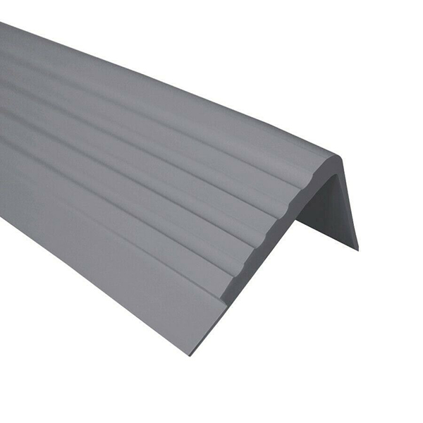 Anti Slip PVC 50mm x 45mm Rubber Stair Nosing Angle Step Edging Trim 