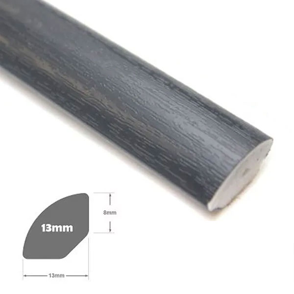 95cm UPVC Quadrant Plastic Finishing Trim - Window / Tile Beading Lengths