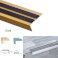 Aluminium Anti Non Slip Rubber Insert Stair Edge Nosing Trim With a Perfect Finish