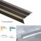 Aluminium Anti Non Slip Rubber Insert Stair Edge Nosing Trim With a Perfect Finish