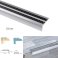 Aluminium Anti Non Slip Rubber Insert Stair Edge Nosing Trim With a Perfect Finish