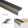 Aluminium Anti-Slip Stair Nosing Edge Trim With Rubber Insert