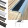 Aluminium Anti-Slip Stair Nosing Edge Trim With Rubber Insert