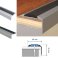 Aluminium Screw Fix Stair Nosing For Tread Edges