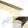 Aluminium Self Adhesive Anodised Anti Non Slip Stair Nosing Edge Trim 