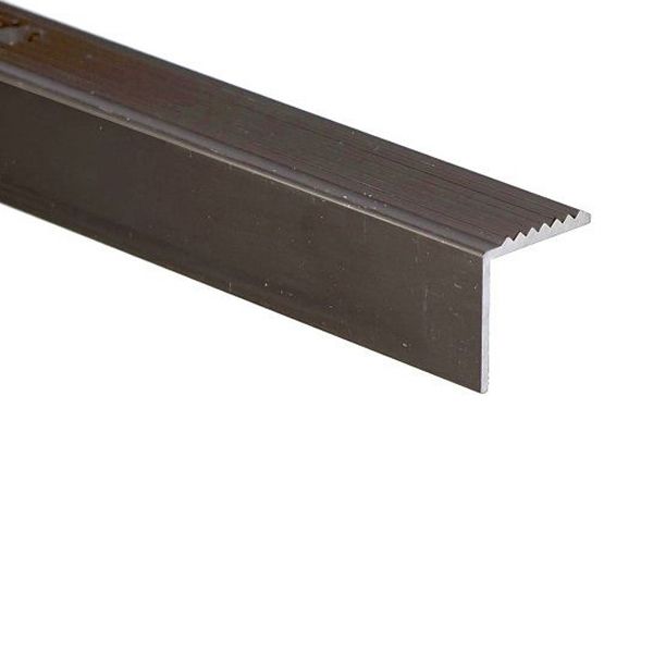 Anodised Aluminium Anti Slip Stair Edge Nosing Trim