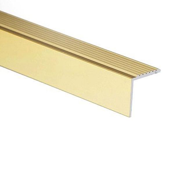 Anodised Aluminium Anti Slip Stair Edge Nosing Trim