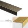 Anti Slip Anodised Aluminium Stair Edge Nosing Trim