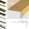 Anti Slip Anodised Aluminium Stair Edge Nosing Trim